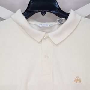 Brooks Brothers Logo Yellow Polo Shirt Large